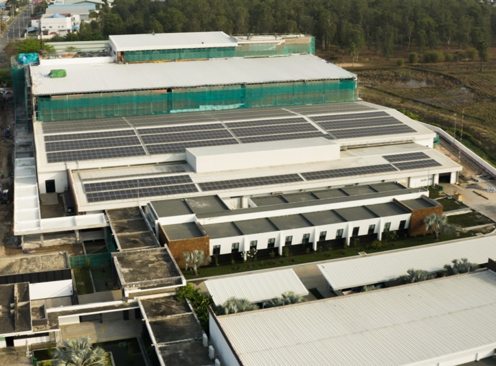 Bird eye view of Factory